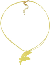 NECKLACE DOLPHIN YELLOW MATTE 45MM