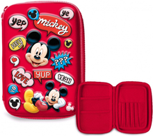 Disney etui Mickey Mouse junior 0,5 L polyester/EVA rood