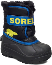 Childrens Snow Commander Sport Winter Boots Winter Boots W. Velcro Black Sorel