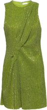 Louiza, 1365 Lurex Sleek Kort Kjole Green STINE GOYA