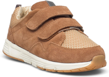 T Y Velcro Sneaker Lave Sneakers Brun Wheat*Betinget Tilbud