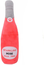 Hundleksak Vinflaska - Rosé