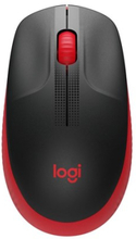 Logitech M190 Full-size Wireless Mouse Red Emea 1,000dpi Mus Trådløs Rød