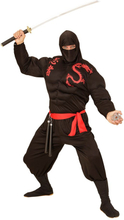 Ninja med Muskler Maskeraddräkt - Medium
