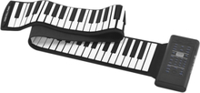 88 Tasten Portable Roll Up Piano Elektronische Tastatur Silikon Eingebauter Stereo-Lautsprecher 1000mA Li-Ionen-Akku Unterstützung MIDI OUT Mikrofon Audio-Eingang Funktionen mit Sustain-Pedal