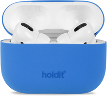 Holdit Silikone Cover Til AirPods Pro - Sky Blue