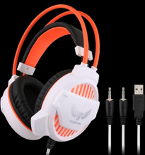 Ovann G1 Professionelle Esport Gaming Stereo Bass-Kopfhörer-Kopfhörer-Kopfhörer über Ohr 3.5mm & USB Wired mit Mikrofon LED-Licht für PC Computer-Laptop