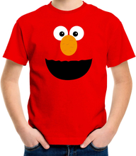 Verkleed / carnaval t-shirt rode cartoon knuffel pop voor kinderen - Verkleed / kostuum shirts
