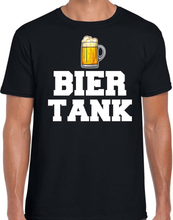 Drank t-shirt bier tank zwart voor heren - Drank / bier fun t-shirt