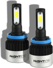 Nighteye 72W 9000LM H11 LED Licht Scheinwerfer Nebelscheinwerfer Lampe Weiß fahren