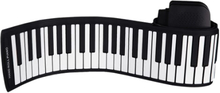 Tragbare 88 Tasten Silikon Flexible Roll Up Piano faltbare Tastatur Hand rollen Klavier mit Batterie Sustain Pedal