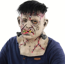 Latex Vollkopf Hals Toothy Bloody Freak Maske