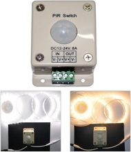 Lixada LED Beleuchtung Motion Sensor wechseln 12-24V DC Infrarot PIR Licht ON OFF