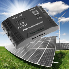 Anself 10A 12/24V intelligente automatische Solarladeregler Controller Panel Batterie Regler Temperatur-Kompensation