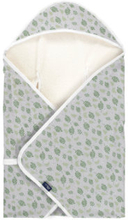 Alvi ® Travel Blanket Jersey Organic Cotton Drifting Leaves