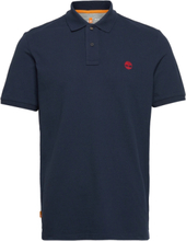 Millers River Pique Short Sleeve Polo Dark Sapphire Designers Polos Short-sleeved Blue Timberland
