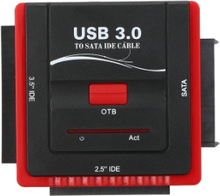 USB 3.0 zu SATA / IDE Adapter Festplatte Konverter für Universal 2.5 / 3.5 HDD / SSD Festplatte mit Netzteil
