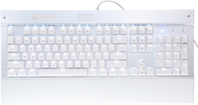 KKmoon mechanische Professional Gaming Esport-Tastatur mit taktilen Hochgeschwindigkeits-104 Tasten ausgesetzt Anti-Ghosting blau Switch LED Hintergrundbeleuchtung USB kabelgebunden