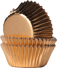 Muffinsformar Mini Folie Guld - 36-pack
