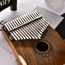 Muspor 17 Tasten EQ Kalimba Solide Akazie Thumb Piano Link Lautsprecher Elektrische Tonabnehmer mit Tasche Kabel Calimba Mbira Keyboard Instrument