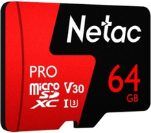 Netac P500 PRO Klasse 10 64 GB Micro SDXC TF Speicherkarte Datenspeicher High Speed 98 MB / s V30 / UHS-I U3