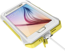 RIYO Leichtes Gewicht Wasserdicht Hülle Schale Staubdicht Wasserdicht IP68 Stoßfest Fingerabdruckerkennung mit Ständer Touchsreen für Samsung S6