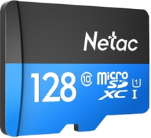Netac P500 Klasse 10 128G Micro SDXC TF Flash-Speicherkarte Datenspeicherung Hohe Geschwindigkeit bis zu 80 MB / s