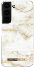 IDEAL OF SWEDEN Golden Pearl Marble Fashion Case for Galaxy S22