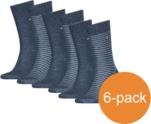 Tommy Hilfiger Sokken Heren 6-pack Small Stripe Jeans-43/46