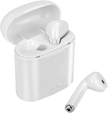 i7s TWS Earbuds Echte drahtlose Bluetooth-Kopfhörer Unsichtbarer Kopfhörer In-Ear-Musik-Headset Freisprecheinrichtung mit Mikrofon-Ladebox Unterstützt die drahtlose Aufladung