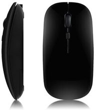 Genopladelig, stille 2.4G trådløs mus Bærbare computermus til pc bærbar bærbar