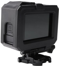 Til GoPro Hero9 Black AT1168 Husetui Plastramme Anti-fald Beskyttende Shell Cover (Med 1 Hot-Shoe In