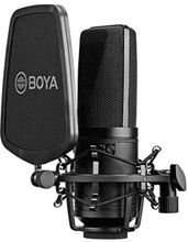 BOYA BY-M1000 kondensatormikrofon stor membran 3 polære mønstre til singer sangskriver podcaster