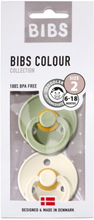 BIBS Colour Latex Napp 2-pack 6-18m (Sage/Ivory)