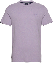 Vintage Logo Emb Tee T-shirts Short-sleeved Lilla Superdry*Betinget Tilbud