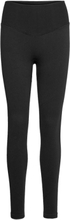 Seamless Tights Running/training Tights Seamless Tights Svart Stay In Place*Betinget Tilbud