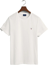 Hvit Gant Original Ss T-Shirt Overdeler