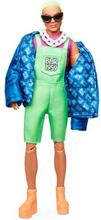 Mattel Barbie pop &apos;Streetwear Signature&apos; Ken neon-haar beweegbaar