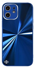 PHONESKIN til iPhone 11 CD Texture Glossy Gradient Stilfuldt cover PC + TPU + Hærdet glas Hybrid Mo