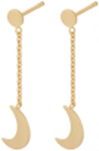 Gold Pernille Corydon Lunar Earchains Jewelry