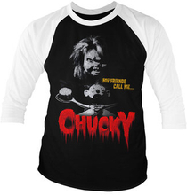 Call Me Chucky Baseball 3/4 Sleeve Tee, Long Sleeve T-Shirt