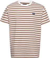 Basic Organic Striped Tee Ss T-shirts Short-sleeved Multi/mønstret Clean Cut Copenhagen*Betinget Tilbud