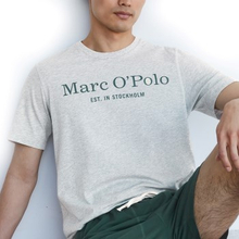 Marc O Polo Organic Cotton Basic SS Pyjama Mørkgrørnn økologisk bomull Large Herre