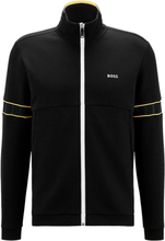 Hugo Boss Skaz 1 Zip-Up Sweatshirt Black