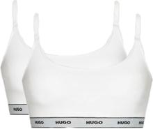 Hugo Boss Women Logo Bralette 2-Pack White