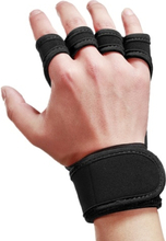 Lifting Gloves Workout Gloves with Integrated Wrist Wraps Anti-slip Hand Protector for Weight Lifting Powerlifting Pull Ups