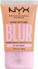 NYX Professional Makeup Bare With Me Blur Tint Foundation Soft Beige - Medium Beige with a Warm Undertone 06 - 30 ml