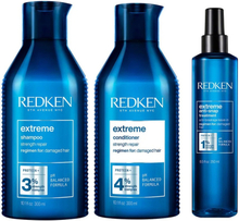 Redken Extreme Trio Shampoo + Conditioner 300 ml & Anti Snap 250ml