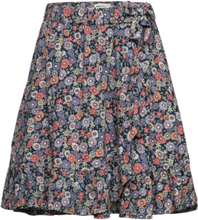 All Over Printed Skirt With Flowers Dresses & Skirts Skirts Short Skirts Multi/patterned Tom Tailor