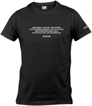 Zone T-shirt WORDS Black XL